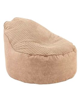 Jumbo Cord Opal Adult Sized Bean Bag Chair Beanbag - Latte