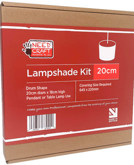 Lampshade Making Kit 20cm - Drum Shape