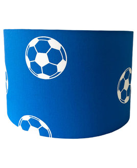 Football Blue Large Fabric Light Shade
