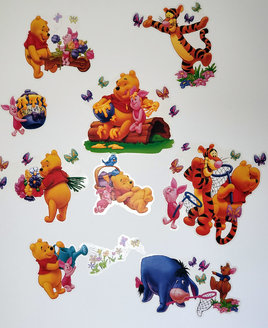 Winnie The Pooh, 17 Peel and Stick Wall Stickers