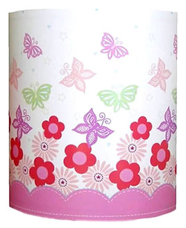 Butterfly and Flowers Ceiling Shade
