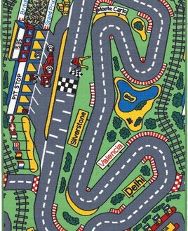 Race Track Play Mat 100 x 150 cm