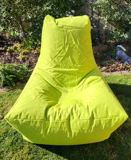 Red Large Outdoor Garden Lounger Bean Bag Waterproof Floor Cushion Gamer 110cm x 140cm 