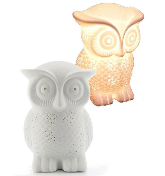 3D Ceramic Night Light - Owl