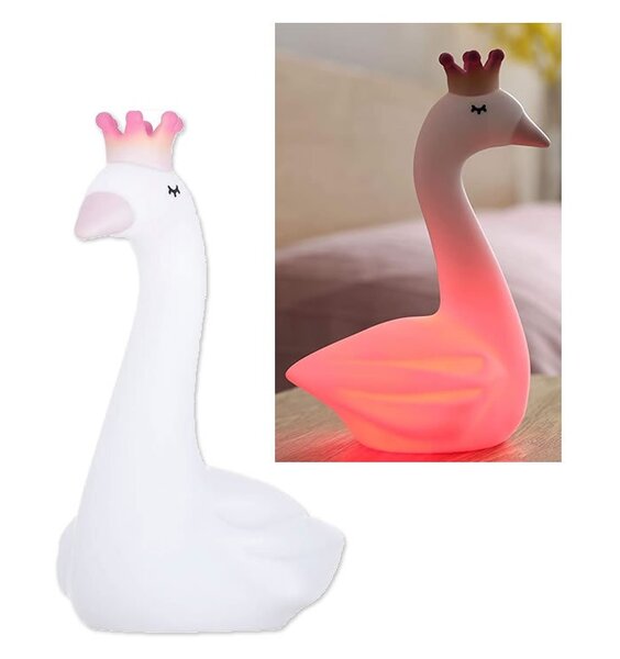 Swan Princess Colour Changing LED Night Light