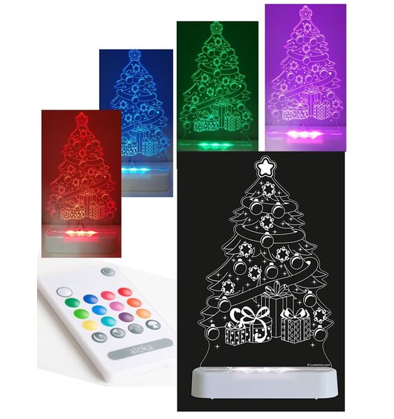 Christmas Tree Colour Changing Night Light