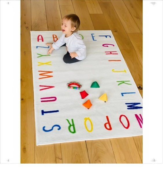 Alphabet, ABC Nursery Rug 100 x 150 cm