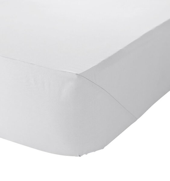 Single Fitted Sheet - White