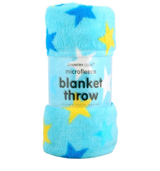 Super Soft Fleece Blanket - Stars
