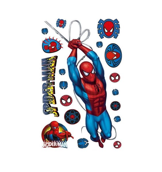 Spiderman Wall Stickers Perfect For Bedrooms Playrooms Children S Rooms - Spiderman Wall Stickers Uk