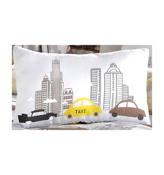 New York Yellow Taxi Oblong Back Cushion