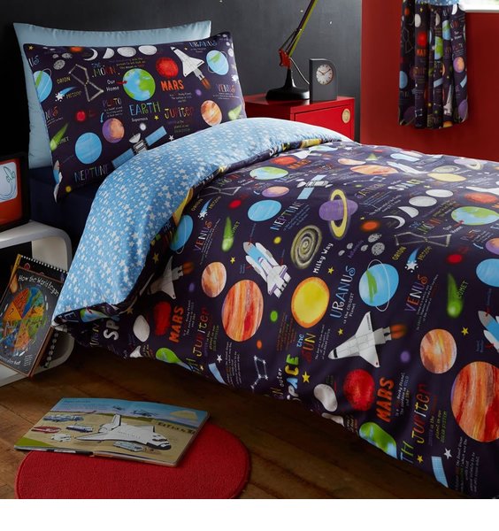 Planets King Size Bedding