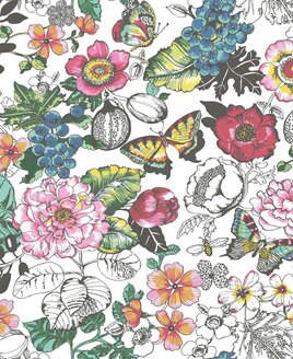 Floral Butterflies Wallpaper
