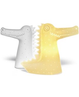 Crocodile Shaped Night Light - 3D Ceramic
