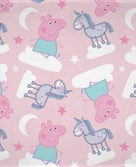 Peppa Pig and Unicorns Fleece Blanket - Stardust