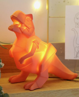 Mini T Rex Dino LED Light - Orange