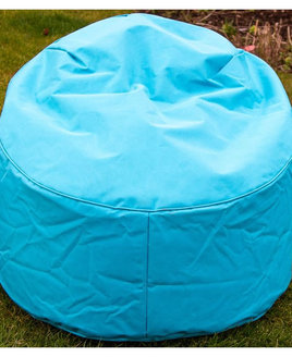 Large, Outdoor Chill Chair Bean Bag - Light Blue