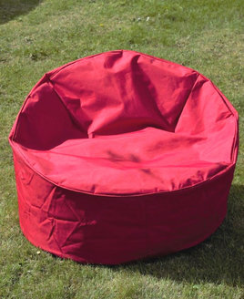 Large, Outdoor Chill Chair Bean Bag - Red