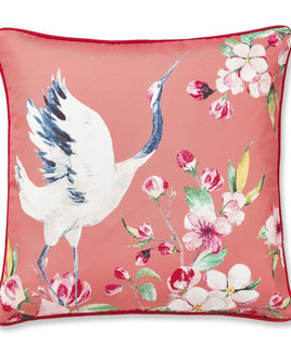 Catherine Lansfield Heron Cushion Cover Coral, 43x43cm