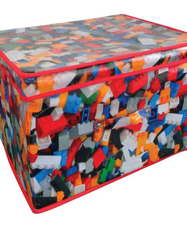 Multi coloured lego building bricks