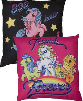 My Little Pony Cushion - Retro, Black and Red Bedroom Cushion
