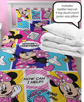 Minnie Mouse Toddler Bedding Bundle - Attitude