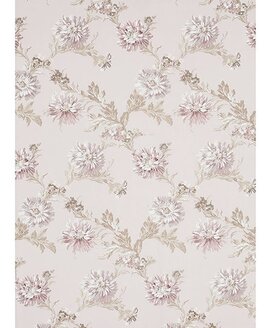 Catherine Lansfield Chrysanthemum Eyelet Curtains 66 x 72 Inch - Blush