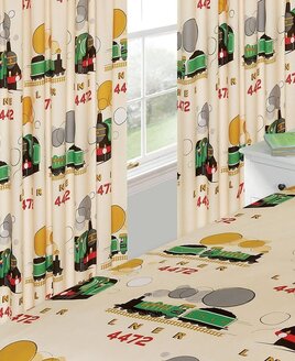 Little Flying Scotsman Curtains 72s