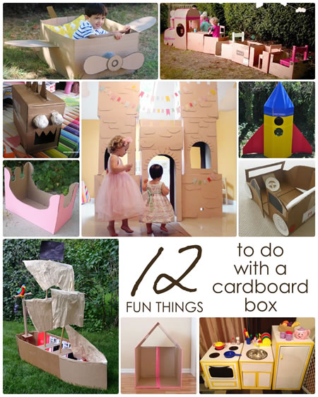 12 Fun Things To Do With Cardboard Boxes