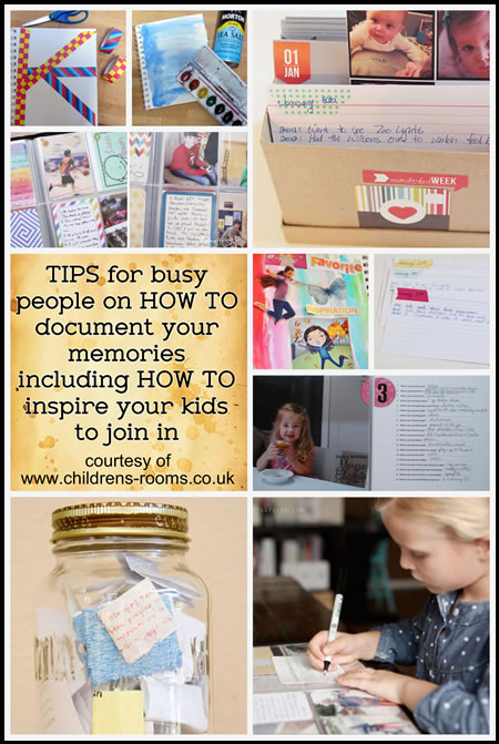 Tips For Busy People On How To Document Your Memories Including How To Inspire Your Kids To Join In