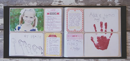 Addie's Project Life book - Simple As That Blog